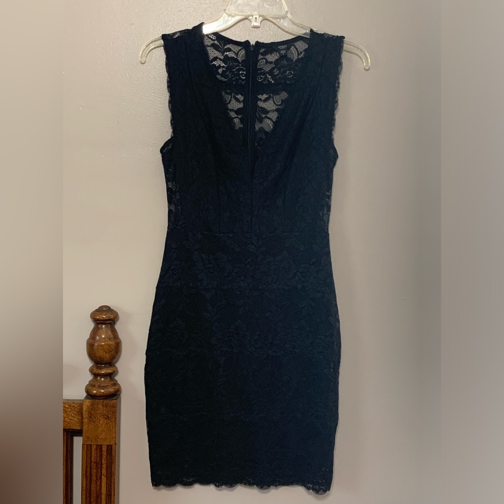 Guess Black Lace Dress (S)